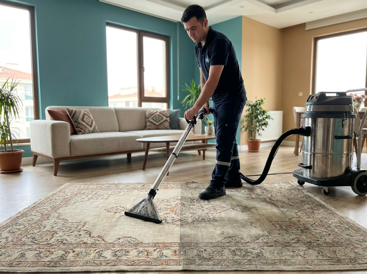Kayseri yerinde halı yıkama uygulaması